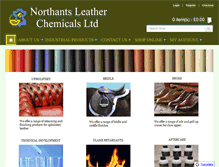 Tablet Screenshot of northantsleathers.com
